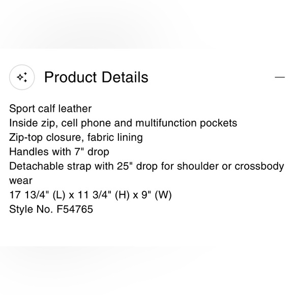 Coach Voyager 52 sport calf travel bag 2 way w/ strap nickel oxblood burgundy - Picture 13 of 13